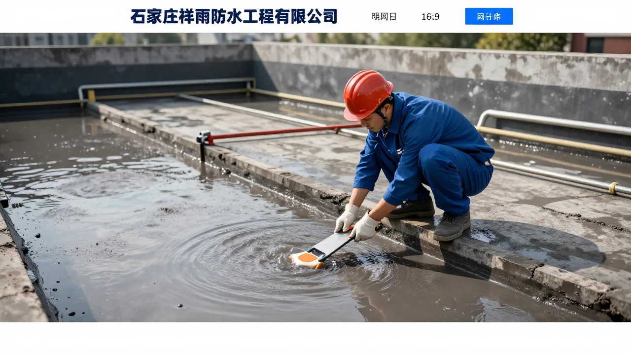 石家庄祥雨防水工程有限公司 首页主视觉